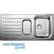 BLANCO 2D-Spüle Lantos II 6S-IF Edelstahl mit Ablauffernbedienung reversibel BLANCO 2D-Spüle Lantos II 6S-IF Edelstahl mit Ablauffernbedienung reversibel