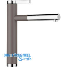 BLANCO Küchenarmatur Linee-S 526956 druckfest Vulkangrau/Chrom BLANCO Küchenarmatur Linee-S 526956 druckfest Vulkangrau/Chrom