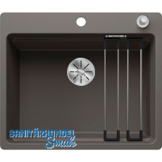 BLANCO flächenbündige Spüle Etagon 6-F mit Ablauffernbedienung, Vulkangrau BLANCO flächenbündige Spüle Etagon 6-F mit Ablauffernbedienung, Vulkangrau