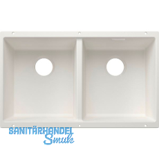 BLANCO Spüle Subline 350/350-U for Coloured Components, Weiß BLANCO Spüle Subline 350/350-U for Coloured Components, Weiß