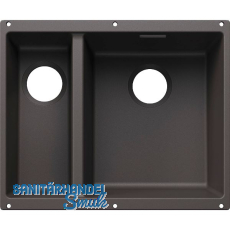 BLANCO Spüle Subline 340/160-U for Coloured Components, Becken rechts Felsgrau BLANCO Spüle Subline 340/160-U for Coloured Components, Becken rechts Felsgrau