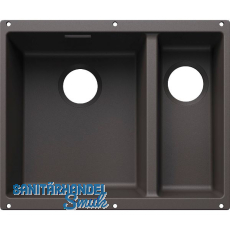 BLANCO Spüle Subline 340/160-U for Coloured Components, Becken links Felsgrau BLANCO Spüle Subline 340/160-U for Coloured Components, Becken links Felsgrau