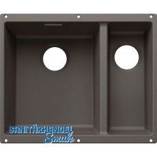 BLANCO Sp�le Subline 340/160-U for Coloured Components, Becken links Vulkangrau