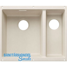 BLANCO Spüle Subline 340/160-U for Coloured Components, Becken links Softweiß BLANCO Spüle Subline 340/160-U for Coloured Components, Becken links Softweiß