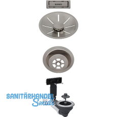 BLANCO Ab-und �berlaufset InFino f�r Color Unit Satin Platinum