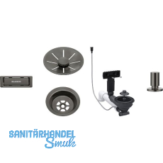 BLANCO Ab-und Überlaufset InFino für Color Unit Satin Darksteel BLANCO Ab-und Überlaufset InFino für Color Unit Satin Darksteel