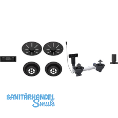 BLANCO 2x Ab-und Überlaufset InFino für Color Unit Schwarz BLANCO 2x Ab-und Überlaufset InFino für Color Unit Schwarz