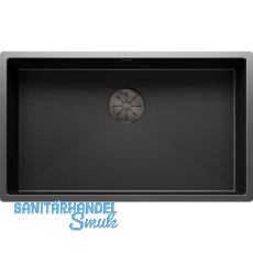 BLANCO Unterbau-Sp�le Claron 700-U Edelstahl Darksteel