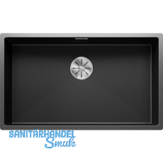 BLANCO 2D-Sp�le Claron 700-IF Edelstahl Darksteel