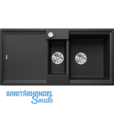 BLANCO Einbausp�le Adira 6 S mit Drehknopfgarnitur Anthrazit