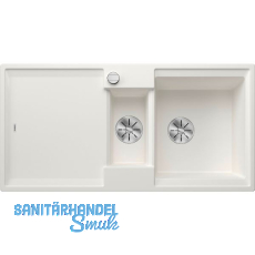 BLANCO Einbausp�le Adira 6 S mit Drehknopfgarnitur Wei�