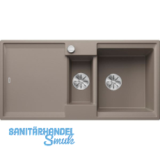 BLANCO Einbauspüle Adira 6 S mit Drehknopfgarnitur Tartufo BLANCO Einbauspüle Adira 6 S mit Drehknopfgarnitur Tartufo