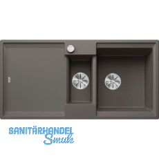 BLANCO Einbauspüle Adira 6 S mit Drehknopfgarnitur Vulkangrau BLANCO Einbauspüle Adira 6 S mit Drehknopfgarnitur Vulkangrau