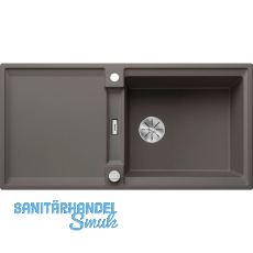 BLANCO Einbausp�le Adira XL 6 S mit Drehknopfgarnitur Vulkangrau