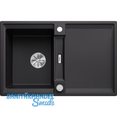 BLANCO Einbauspüle Adira 45 S mit Drehknopfgarnitur Schwarz BLANCO Einbauspüle Adira 45 S mit Drehknopfgarnitur Schwarz
