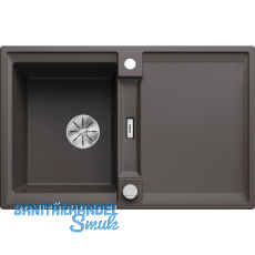 BLANCO Einbausp�le Adira 45 S mit Drehknopfgarnitur Felsgrau