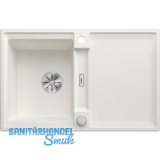 BLANCO Einbausp�le Adira 45 S mit Drehknopfgarnitur Wei�