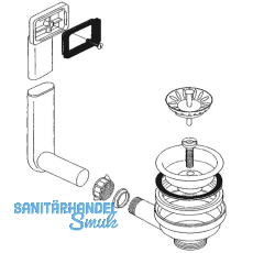 BLANCO Ab- und �berlaufventil 1 x 3,5'' 212945