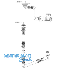 BLANCO Ab- und Überlaufventil 1 x 1,5'' 212946 BLANCO Ab- und Überlaufventil 1 x 1,5'' 212946