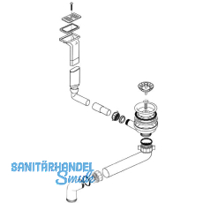 BLANCO Ab- und �berlaufgarnitur 1 x 3,5'' 222768