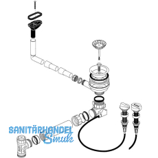 BLANCO Ab- und �berlaufgarnitur 1 x 3,5'' 226898