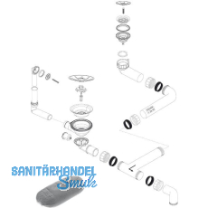 BLANCO Ab- und Überlaufgarnitur 1 x 3,5''/1 x 1,5" 234465 BLANCO Ab- und Überlaufgarnitur 1 x 3,5''/1 x 1,5" 234465