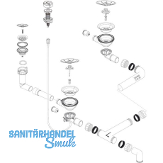 BLANCO Ab- und Überlaufgarnitur 1 x 3,5'' 234483 BLANCO Ab- und Überlaufgarnitur 1 x 3,5'' 234483
