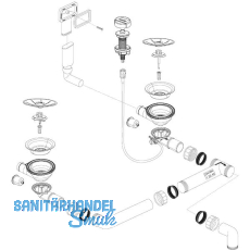 BLANCO Ab- und Überlaufgarnitur 2 x 3,5'' 234484 BLANCO Ab- und Überlaufgarnitur 2 x 3,5'' 234484