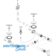BLANCO Ab- und Überlaufgarnitur 2 x 3,5'' 234493 BLANCO Ab- und Überlaufgarnitur 2 x 3,5'' 234493