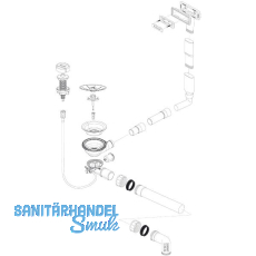BLANCO Ab- und Überlaufgarnitur 1 x 3,5'' 236262 BLANCO Ab- und Überlaufgarnitur 1 x 3,5'' 236262