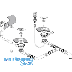 BLANCO Ab- und Überlaufgarnitur 2 x 3,5'' 237388 BLANCO Ab- und Überlaufgarnitur 2 x 3,5'' 237388