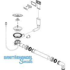 BLANCO Ab- und Überlaufgarnitur 1 x 3,5'' 237791 BLANCO Ab- und Überlaufgarnitur 1 x 3,5'' 237791