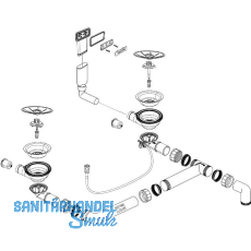 BLANCO Ab- und �berlaufgarnitur 2 x 3,5'' 237792