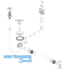 BLANCO Ab- und Überlaufgarnitur 1 x 3,5'' 234496 BLANCO Ab- und Überlaufgarnitur 1 x 3,5'' 234496