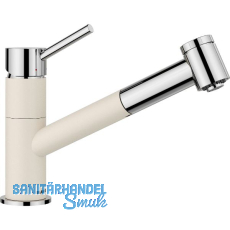 BLANCO Küchenarmatur Kano-S Vario 527966 druckfest Softweiß/Chrom BLANCO Küchenarmatur Kano-S Vario 527966 druckfest Softweiß/Chrom