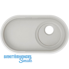 BLANCO Unterbau-Spüle Oovalon 700-U, Cloud White BLANCO Unterbau-Spüle Oovalon 700-U, Cloud White