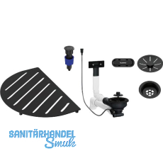 BLANCO Zubeh�rset f�r Sp�le Oovalon Schwarz matt 527994