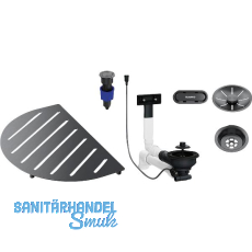 BLANCO Zubeh�rset f�r Sp�le Oovalon satin darksteel 527996