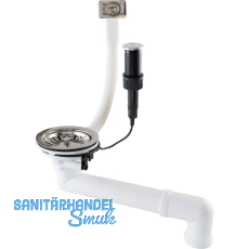 Siebkorb-Exzentergarnitur mit Druckknopf 3,5" Chrom 34 mm Siebkorb-Exzentergarnitur mit Druckknopf 3,5" Chrom 34 mm