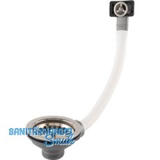 Siebkorb-Garnitur mit Handbetätigung 3,5" Chrom Siebkorb-Garnitur mit Handbetätigung 3,5" Chrom