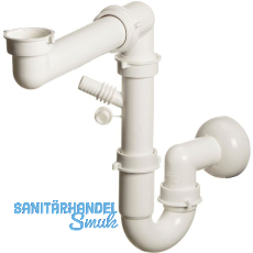 SOLIDO Raumspar-Siphon DN40x6/4" + DN50 6800PPSAB05