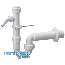 HAAS Kugelgelenk-Siphon mit verschließbarem Ablaufanschluss und Geräteanschluss HAAS Kugelgelenk-Siphon mit verschließbarem Ablaufanschluss und Geräteanschluss