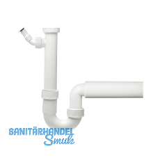 HAAS Siphon mit starrem Schlauch 40/50 mm