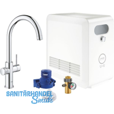 GROHE Blue Professional Küchen-Funktionsarmatur C-Auslauf Chrom GROHE Blue Professional Küchen-Funktionsarmatur C-Auslauf Chrom