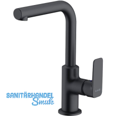 KLUDI Waschtischarmatur Pure&Style L-Auslauf Schwarz matt - KLUDI Waschtischarmatur Pure&Style L-Auslauf Schwarz matt -
