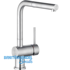 KLUDI K�chenarmatur L-Steel 45851F877 druckfest Edelstahl geb�rstet