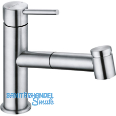 KLUDI K�chenarmatur Steel 44851F860 druckfest Edelstahl geb�rstet