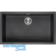 REGINOX 2D-Spüle Amsterdam 72, 780 x 460 mm, Black Silvery REGINOX 2D-Spüle Amsterdam 72, 780 x 460 mm, Black Silvery