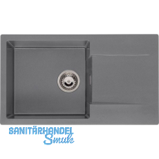 REGINOX Einbausp�le Amsterdam 43, 760 x 435 mm, Grey Silvery, reversibel