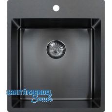 SOLIDO 2D-Sp�le CAPP40KR10GM Edelstahl-Anthrazit Gun Metal